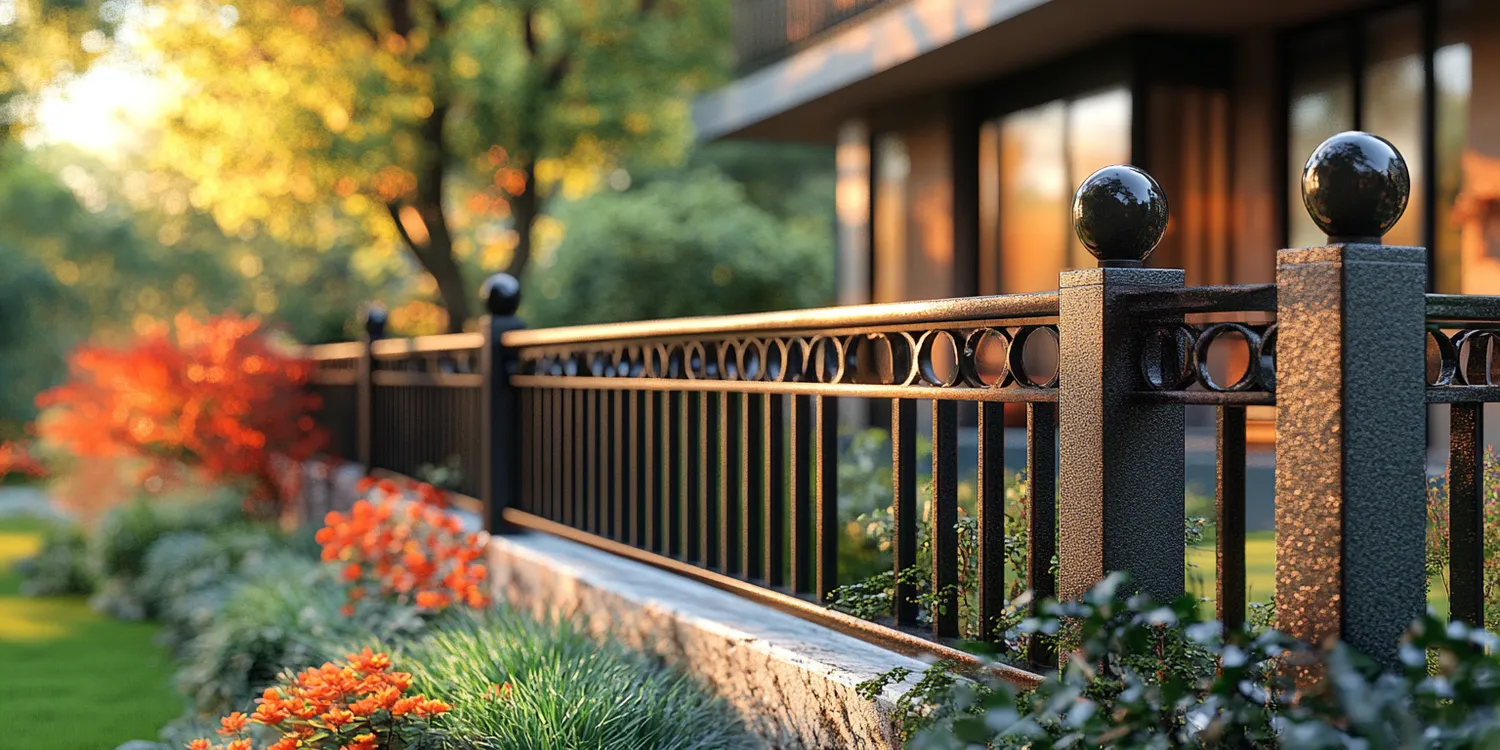 Alu Zäune aus Polen mit Montage